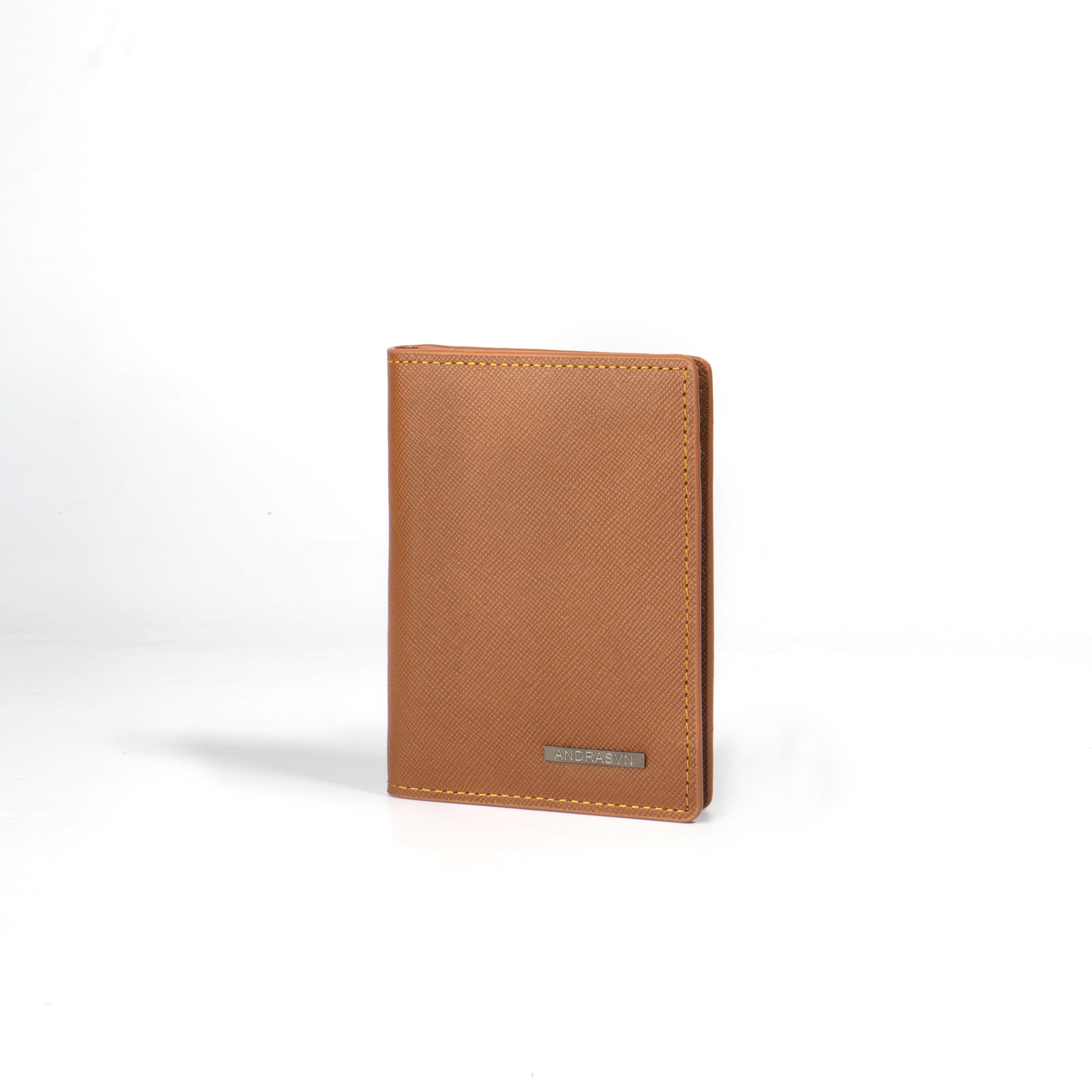 [Khắc Tên] Ví da nam Andras Card Holder mini Slim Mate One cao cấp da bò trơn đựng thẻ - V21