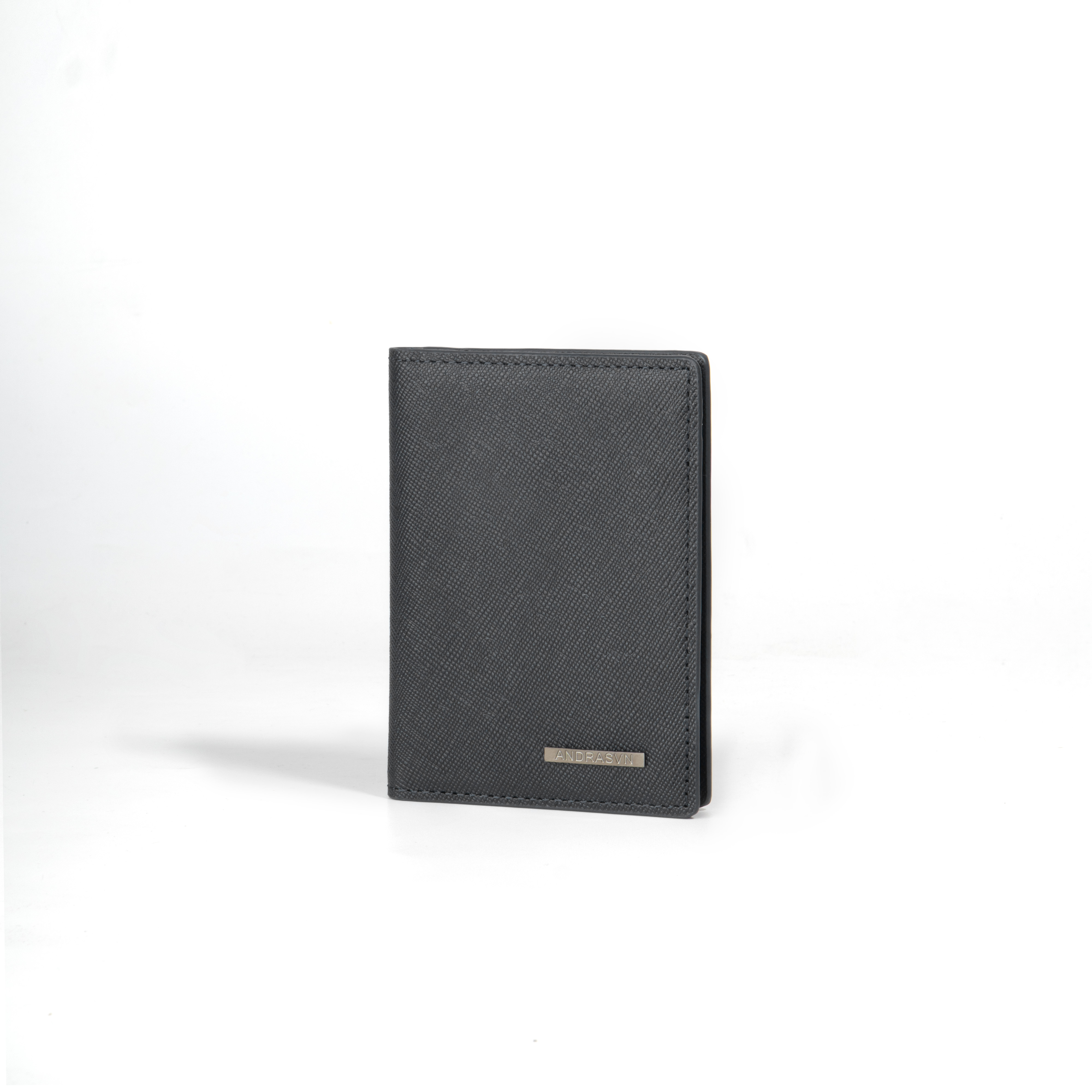 [Khắc Tên] Ví da nam Andras Card Holder mini Slim Mate One cao cấp da bò trơn đựng thẻ - V21