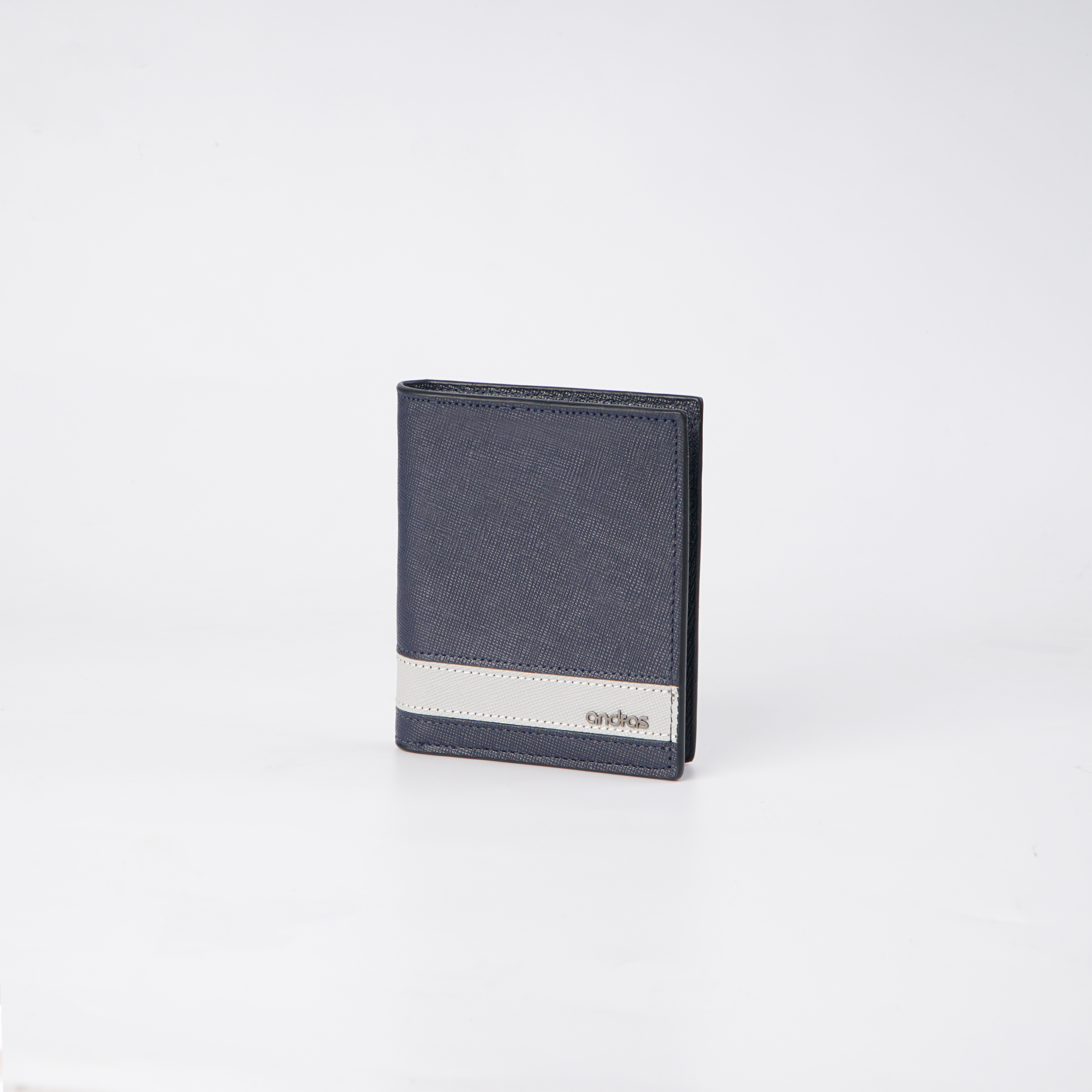 [Khắc Tên] Ví nam gập đôi Combine Wallet da Saffiano bóp nam da thật cao cấp dáng ngang -V13