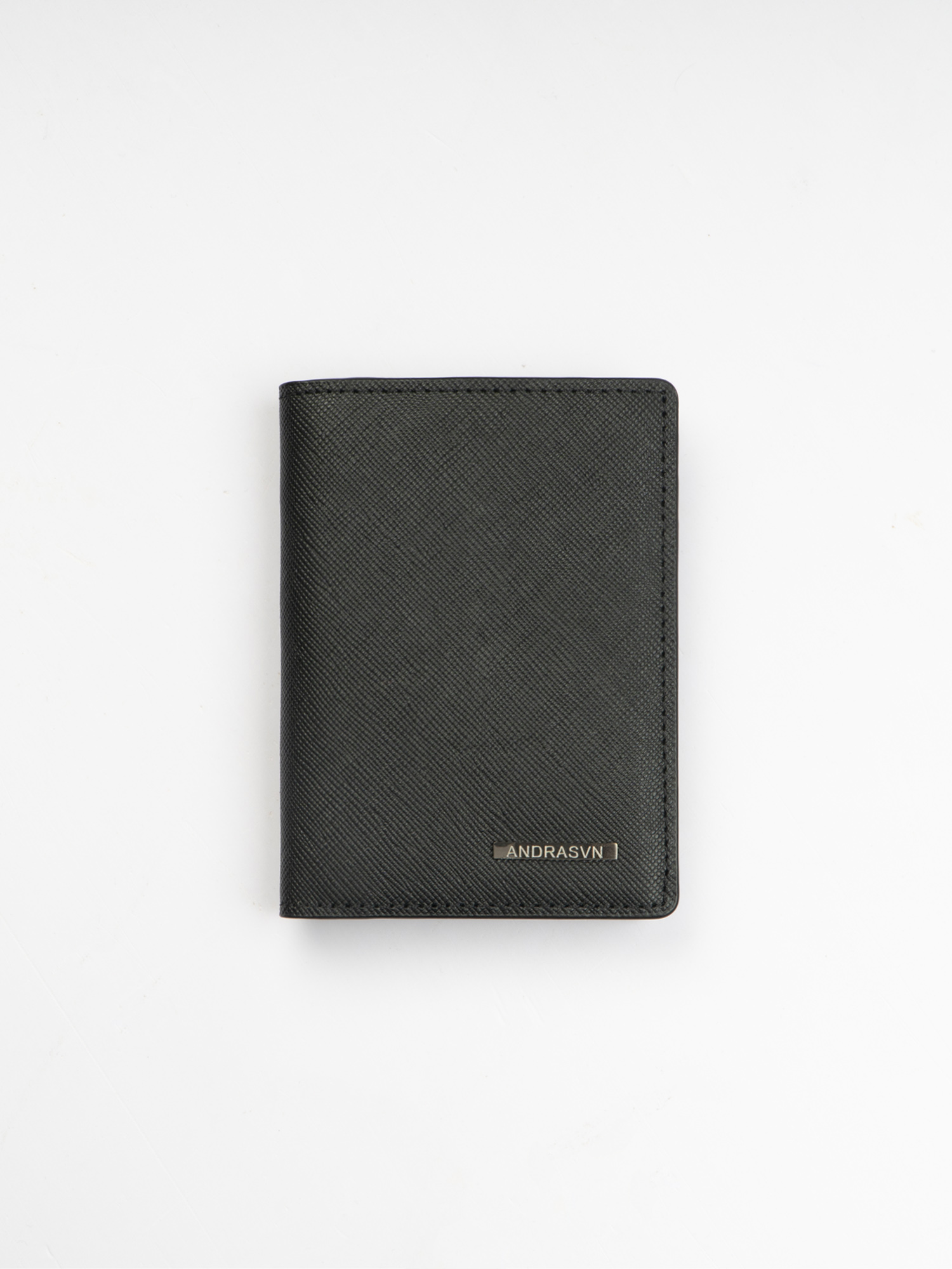 [Khắc Tên] Ví da nam Andras Card Holder mini Slim Mate One cao cấp da bò trơn đựng thẻ - V21