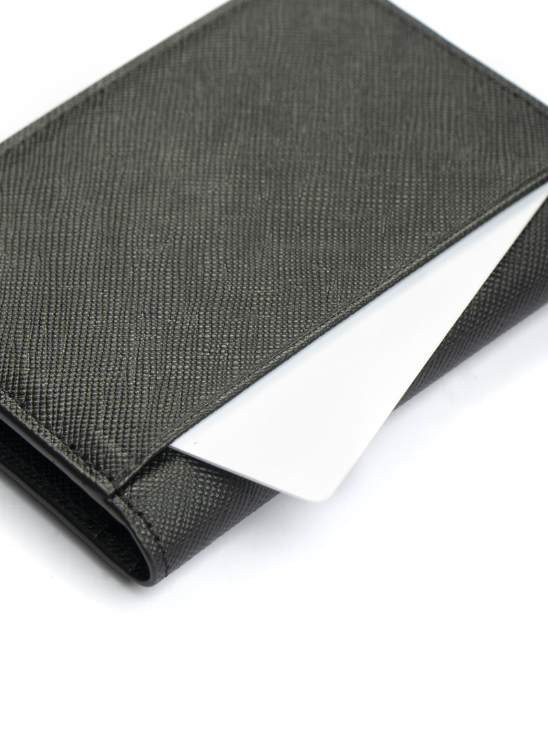 [Khắc Tên] Ví da nam Andras Card Holder mini Slim Mate One cao cấp da bò trơn đựng thẻ - V21
