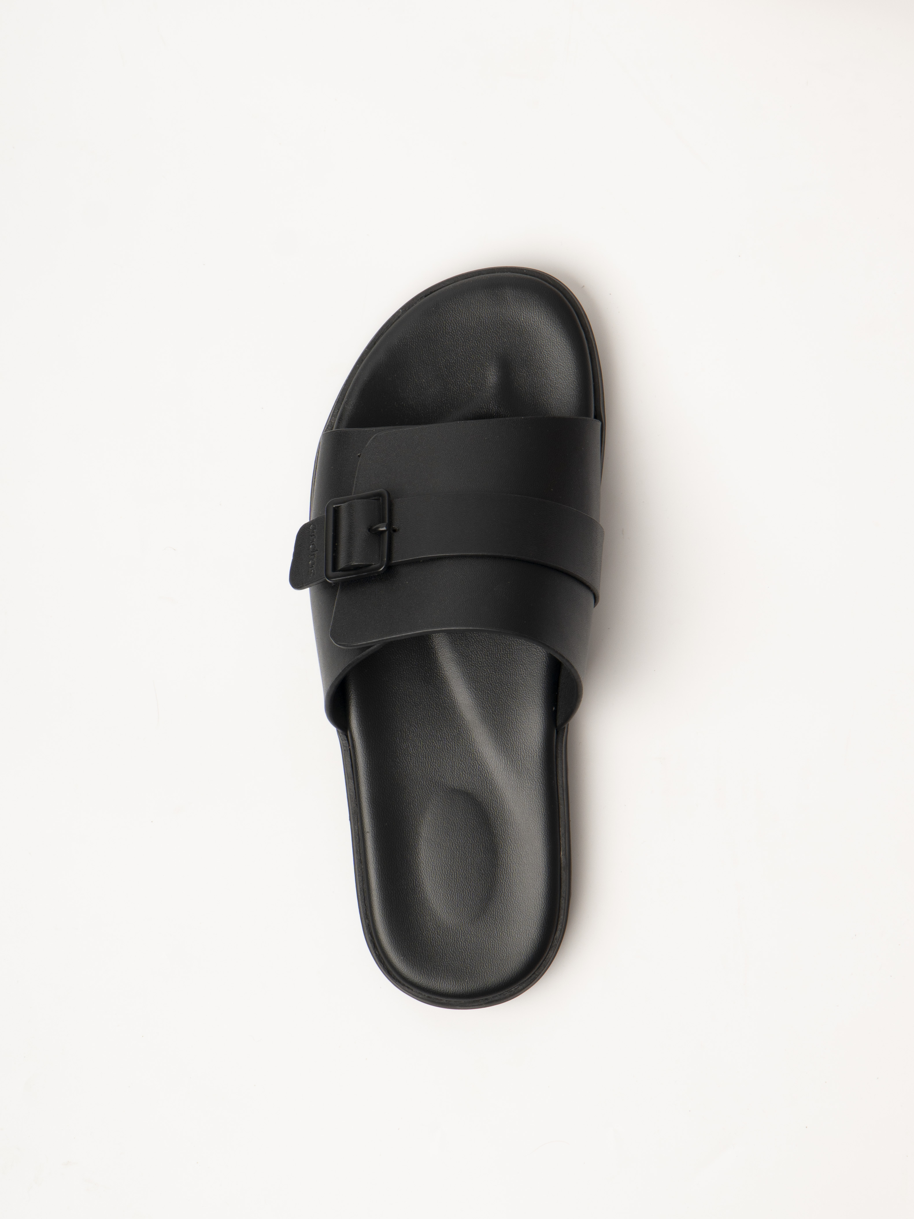 Dép da nam nữ Andras unisex quai ngang Center Sandal chất liệu Microfiber cao cấp