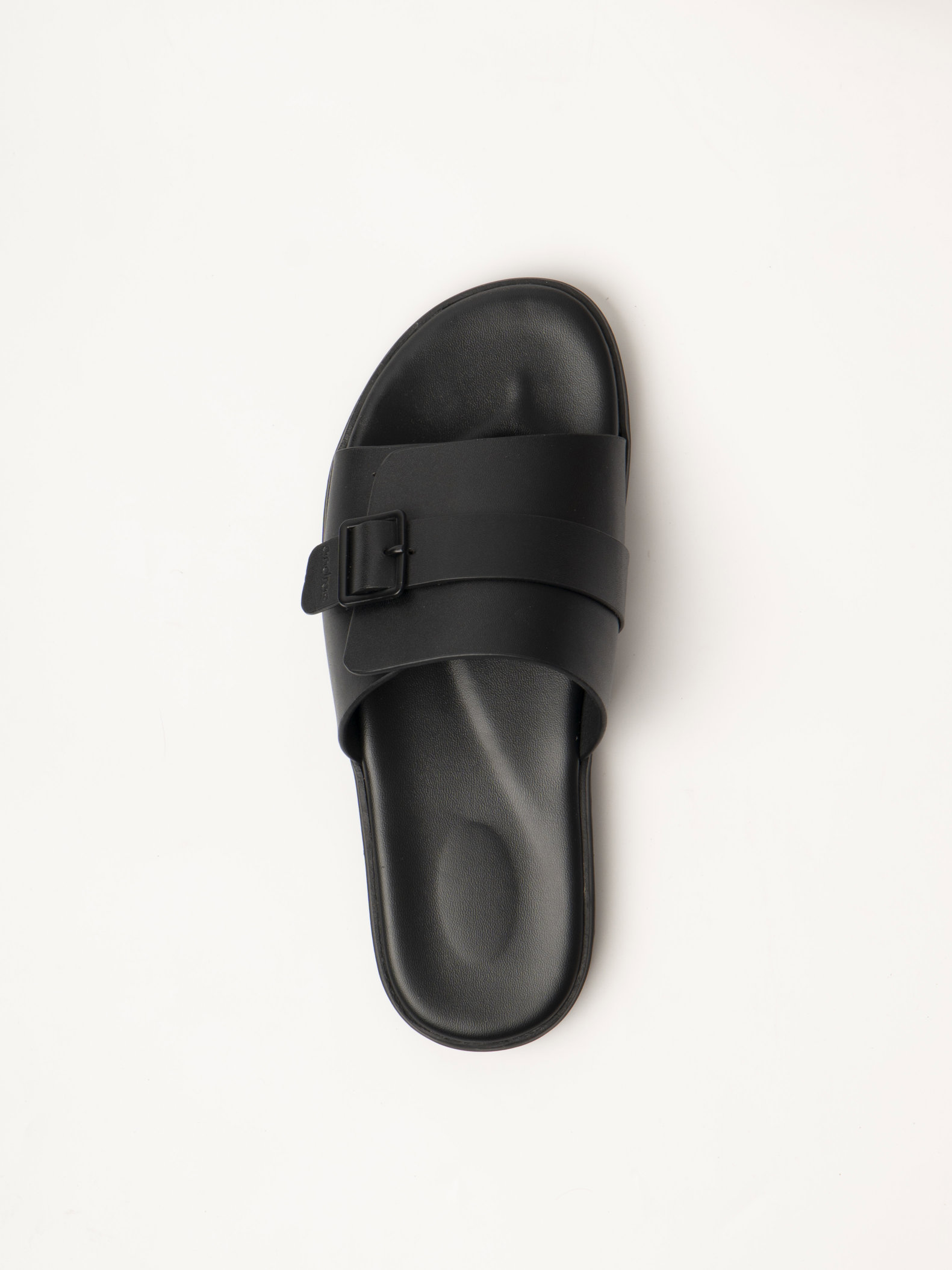 Dép da nam nữ Andras unisex quai ngang Center Sandal chất liệu Microfiber cao cấp
