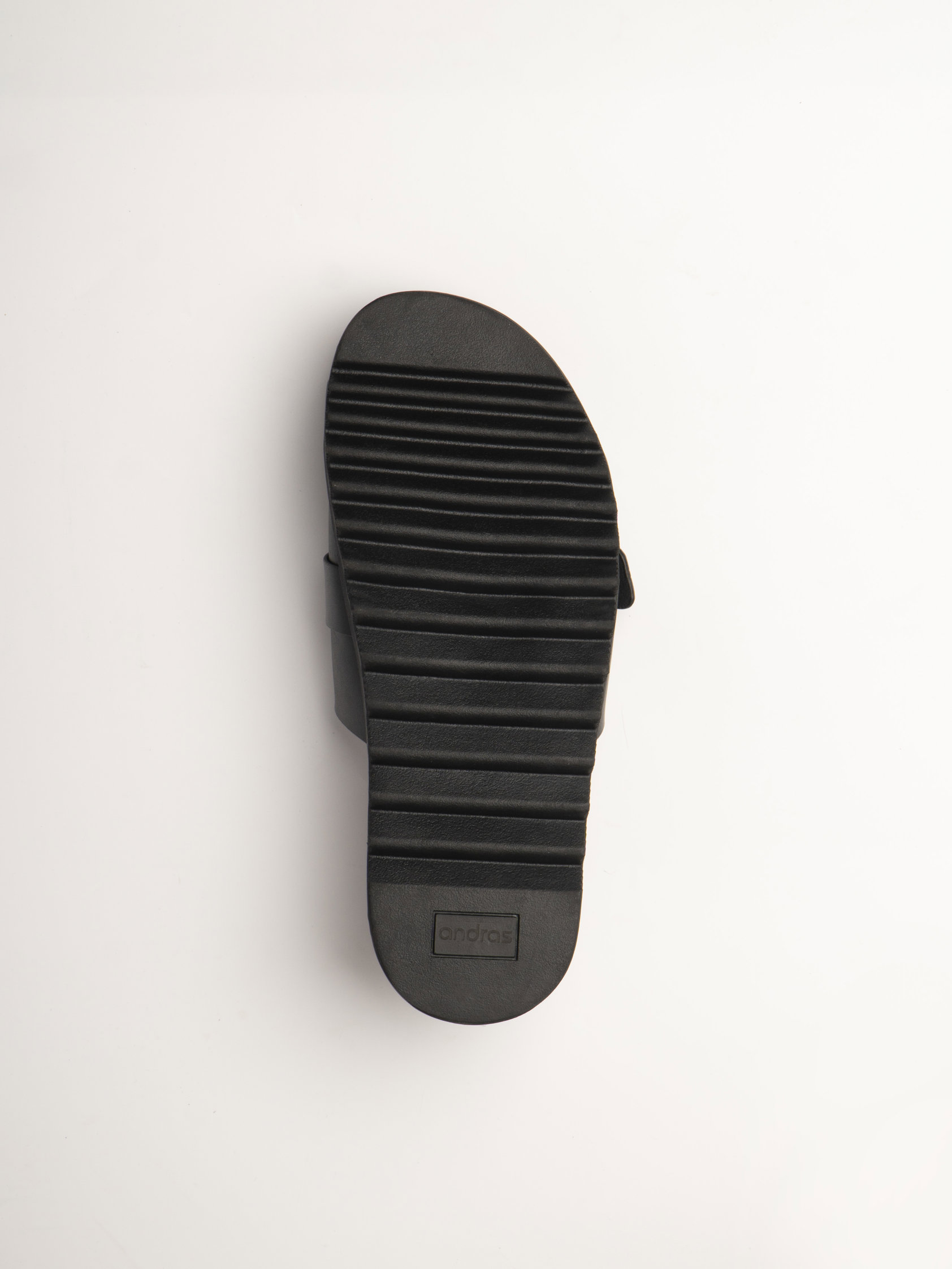Dép da nam nữ Andras unisex quai ngang Center Sandal chất liệu Microfiber cao cấp