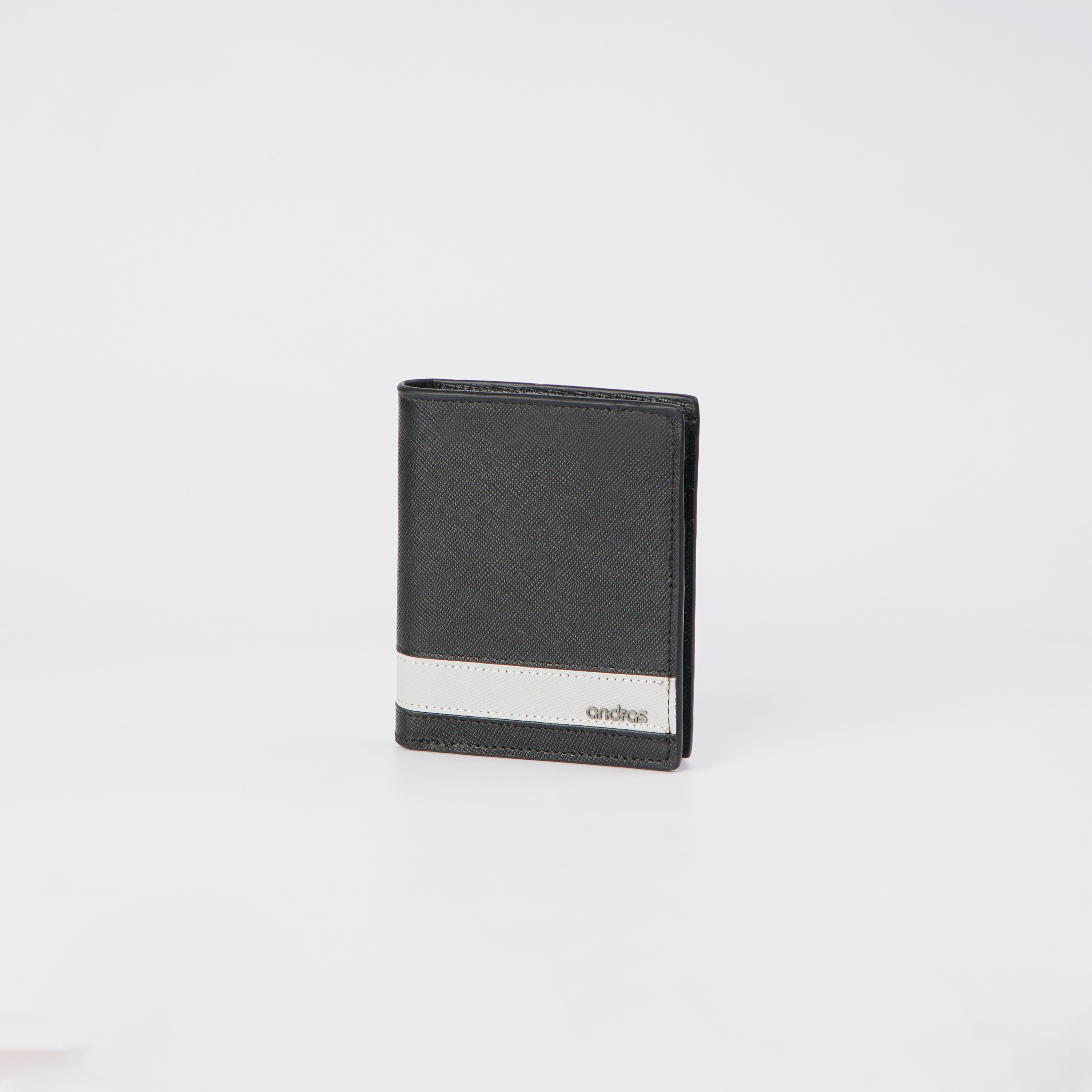 [Khắc Tên] Ví nam gập đôi Combine Wallet da Saffiano bóp nam da thật cao cấp dáng ngang -V13